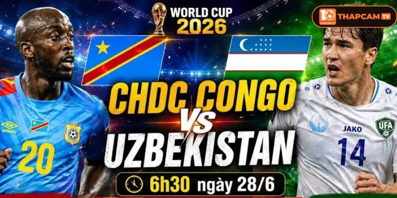  Lịch sử đối đầu CHDC Congo vs Uzbekistan không có nhiều điều để nhận định.
