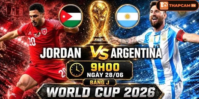 Soi kèo nhà cái Jordan vs Argentina chỉ còn là kèo đấu thủ tục trong vòng cuối vòng bảng WC 2026. 